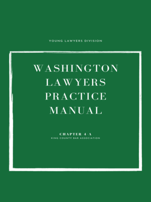 cover image of Washington Lawyers Practice Manual Chapter 4A